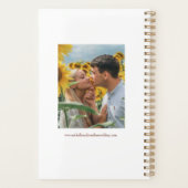 フローラ縁どレッドローズサンフラワーウェディングプランナー プランナー手帳 (裏面)