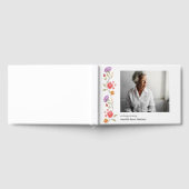 フローラ縁ど写真お祝い ゲストブック (全面)