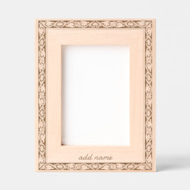 フローラ縁ど周年記念フレーム レーザー彫刻フレーム