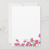 フローラ縁ど招待状 招待状 (裏面)