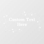 フローラ縁ど文字サイン扉窓の貼り付け ウィンドウサイン (シート)