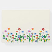 フローラ縁どon light cream guestbook ゲストブック (裏面)