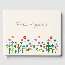 フローラ縁どon light cream guestbook