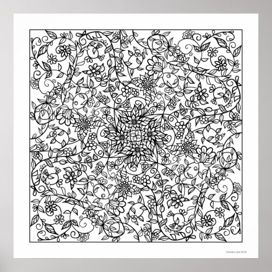 フローラ美しいあなたが色の美しい大 ポスター (正面)