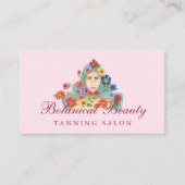 フローラ美しいウーマンボタニカルタンニングサロン 名刺 (正面)