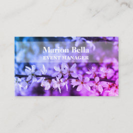 フローラ美しいエレガントプロフェッショナルカード 名刺