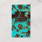 フローラ美しい名刺金ゴールドトリム 名刺 (正面)