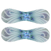 フローラ美しい抽象芸術モダンブルーパステルフラワー ソフトボール (パネル)