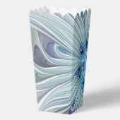 フローラ美しい抽象芸術モダンブルーパステルフラワー フェイバーボックス (裏面)