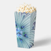 フローラ美しい抽象芸術モダンブルーパステルフラワー フェイバーボックス (はじけた状態)