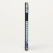 フローラ美しい抽象芸術モダンブルーパステルフラワー Case-Mate iPhoneケース (裏面/右)