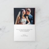 フローラ美しい編集可能カラーサンキューカード サンキューカード (内部)