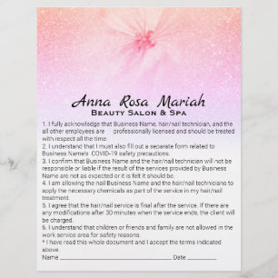 *~*フローラ美しい責任放棄サービスフライヤー チラシ