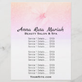 *~*フローラ美しい責任放棄サービスフライヤー チラシ (裏面)