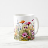 フローラ美しい コーヒーマグカップ (正面右)