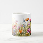 フローラ美しい コーヒーマグカップ (中央)