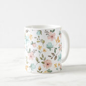 フローラ美しい コーヒーマグカップ (正面右)