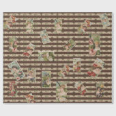 フローラ美しい ラッピングペーパー (フラット)