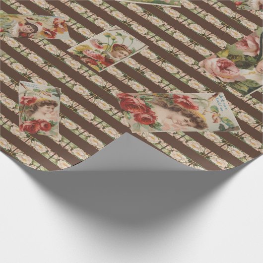 フローラ美しい ラッピングペーパー (角)