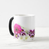 フローラ美しい:水彩洗浄抽象芸術アート モーフィングマグカップ (正面左)