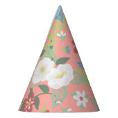 フローラ美しい |白い花 |任意の大事な行事 パーティーハット (左)