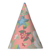 フローラ美しい |白い花 |任意の大事な行事 パーティーハット (右)