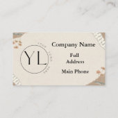 フローラ美学名刺 名刺 (裏面)