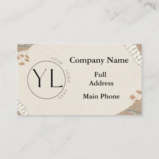 フローラ美学名刺 名刺 (裏面)