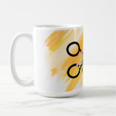 フローラ美容師金ゴールドシザー&美しいサロン コーヒーマグカップ (左)