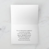 フローラ義理誕生日/グリーティングカード カード (内部)