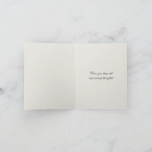 フローラ考えズ・オブ・ユー カード (内部)