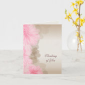 フローラ考えズ・オブ・ユー カード (黄色い花)