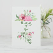 フローラ考えブーケ サンキューカード (スタンド正面)