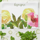 フローラ聖なる書物、 経典ローマ8:28 キッチンタオル (折り畳み)