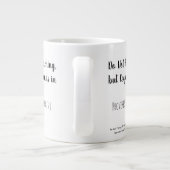 フローラ聖なる書物、 経典 ジャンボコーヒーマグカップ (裏面)