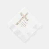 フローラ聖十字第一聖餐式 縁ありカクテルナプキン (角)