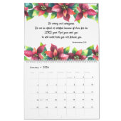 フローラ聖句カレンダー カレンダー (1月 2026)