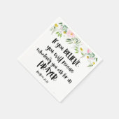 フローラ聖句 スタンダードカクテルナプキン (角)