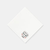 フローラ聖書の聖句アート「私はあなたを信頼する」 スタンダードカクテルナプキン (角)