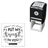 フローラ聖書の聖句アート「私はあなたを信頼する」 セルフインキングスタンプ (インサイチュ)