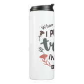 フローラ聖書の聖句アート「私はあなたを信頼する」 タンブラー (回転左)