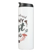 フローラ聖書の聖句アート「私はあなたを信頼する」 タンブラー (回転右)