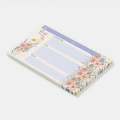 フローラ聖書勉強はキリスト教信仰の賜物を書く ポストイット (アングル)