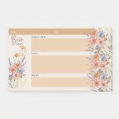 フローラ聖書勉強はキリスト教信仰の賜物を書く ポストイット (正面)