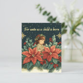 フローラ聖書聖句クリスマスチャイルドスクラップブック紙 (スタンド正面)