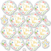 フローラ聖水瓶シール シール (正面)