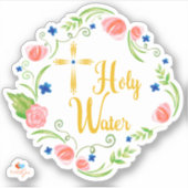 フローラ聖水瓶 シール (正面)