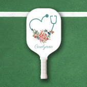 フローラ聴診器ハート医療ナース介護者 ピックルボールラケット