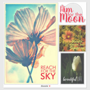 フローラ肯定4ピースコレクション シール