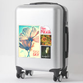 フローラ肯定4ピースコレクション シール (スーツケース)